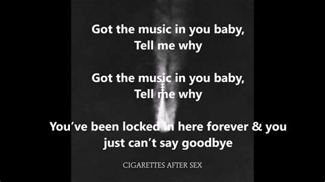 Cigarettes After Sex – Apocalypse Lyrics